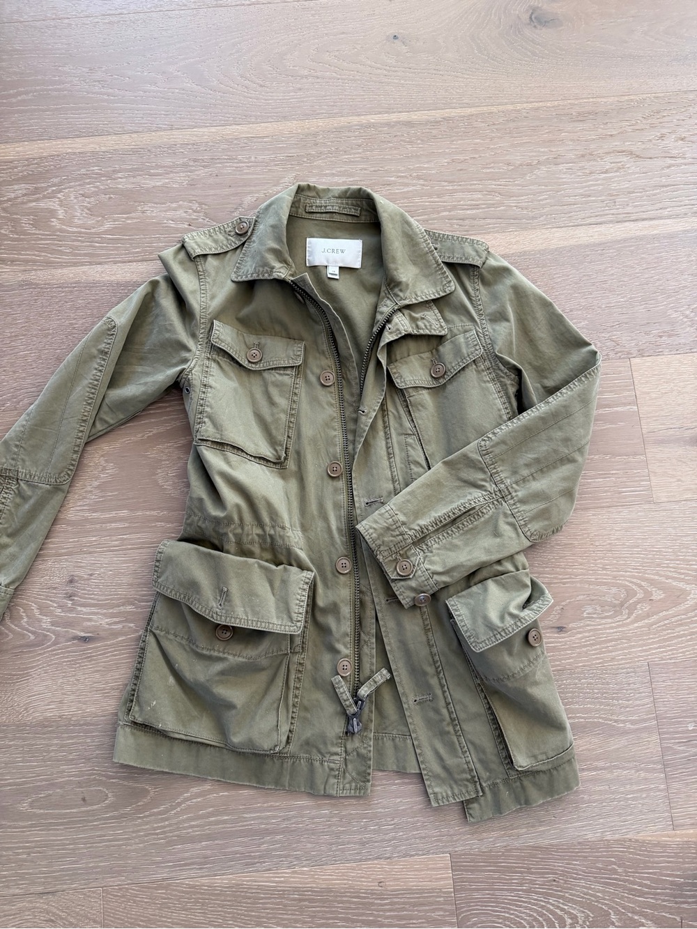 J.Crew Women's Olive Utility Jacket